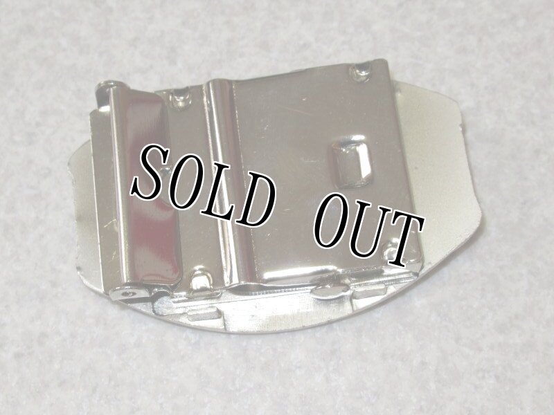 画像3: 米海軍放出品 US NAVY ベルト/バックルセット　ブラック  (3)