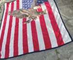 画像3: 米軍放出品 USA 星条旗 イーグル ブランケット (3)
