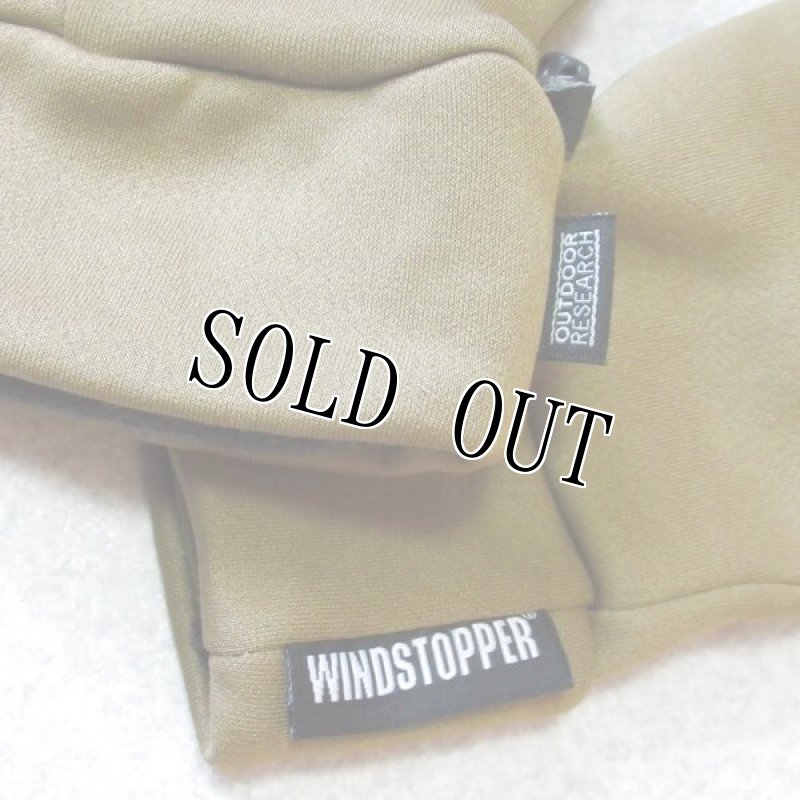 画像4: 米軍放出品　outdoor research windstopper コヨーテ　 MEDIUM (4)