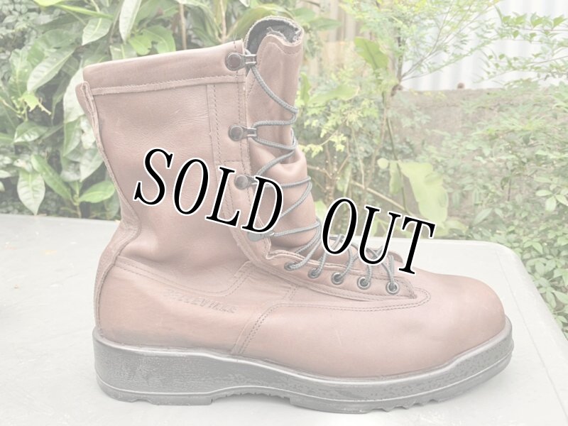 画像4: 米軍実物 Billeville U.S.N. ウェットウェザー  フライトブーツ スティール トゥ 330ST 13 R (4)