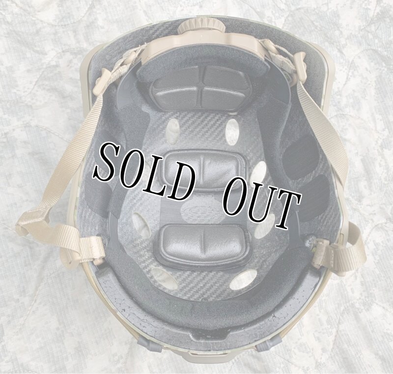 画像11: 米軍実物 OPS-CORE FAST CARBON HIGH CUT ヘルメット L　 (11)