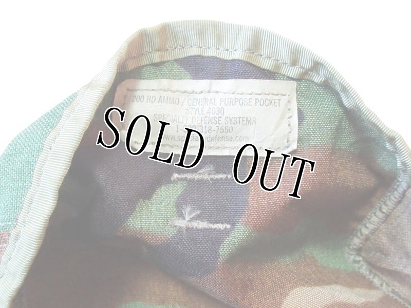 画像6: 米軍実物,　MOLLE 200連　ポーチ　ウッドラ ンド (6)