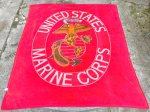 画像1: 米軍放出品 US MARINES ブランケット (1)