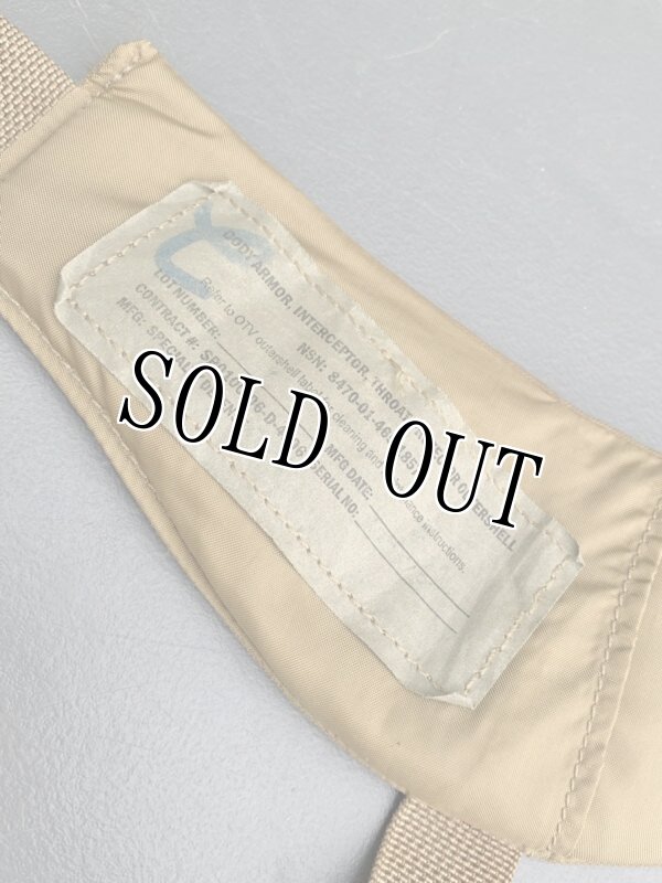 画像3: 海兵隊実物 インターセプター  ボディーアーマーパーツ  喉 (3)