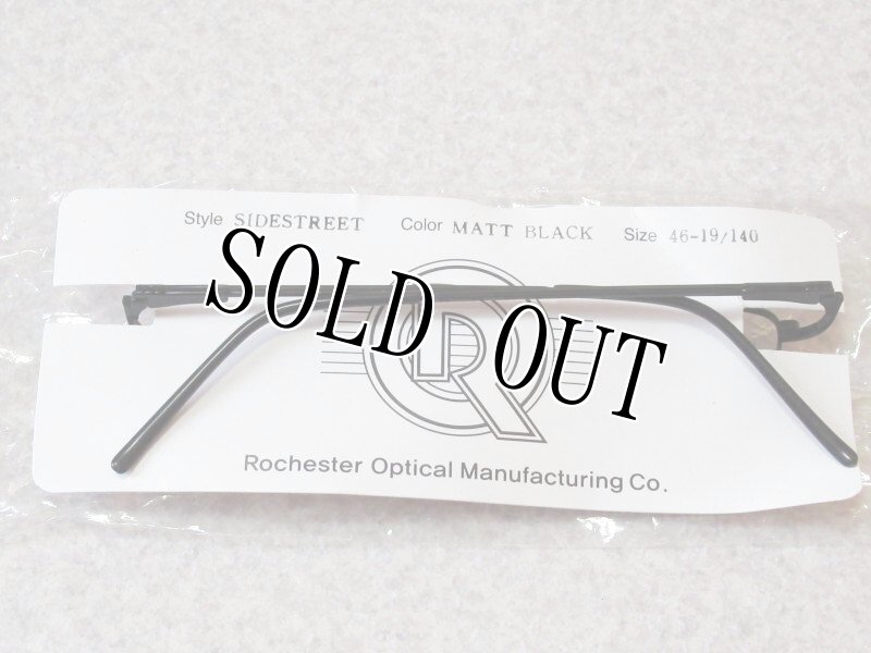 画像2: 米軍放出品 デッドストック メガネフレーム  Rochester Optical  Manufacturing Co.眼鏡  (2)