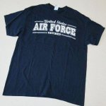 画像1: 米軍放出品　米空軍　US AIR FORCE　Tシャツ　LARGE (1)