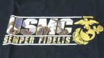 画像2: 米軍放出品,USMC　プリントTシャツ　MEDIUM (2)