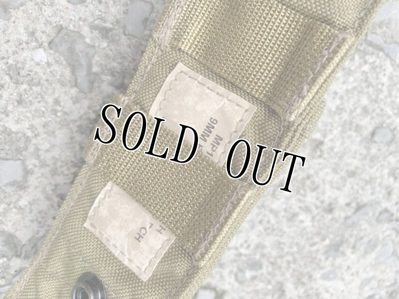 画像5: 米軍実物 EAGLE 9MM MAG ポーチ コヨーテ USMC (5)