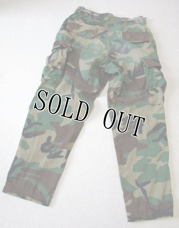 画像4: 米軍実物,ウッドランドカモ 迷彩パンツ SMALL-SHORT (4)