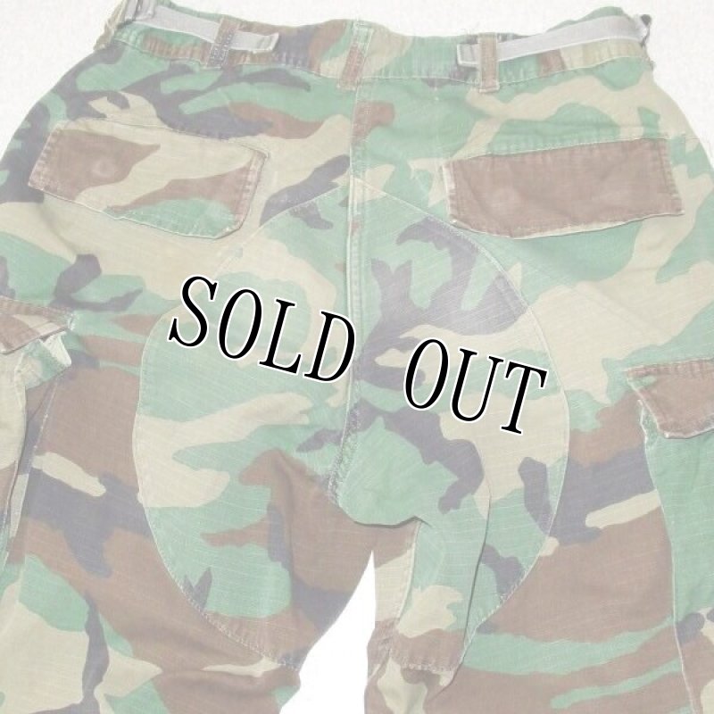 画像5: 米軍実物,ウッドランドカモ 迷彩パンツ SMALL-SHORT (5)
