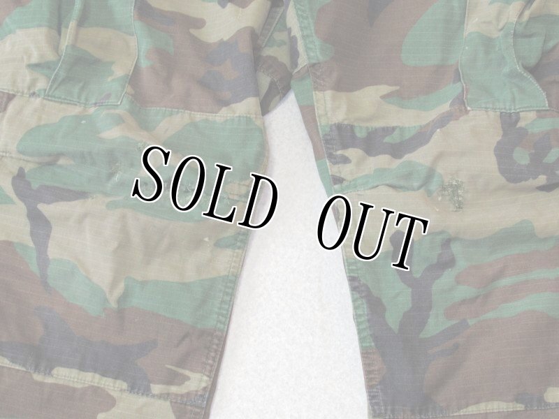 画像2: 米軍実物,ウッドランドカモ 迷彩パンツ SMALL-SHORT (2)