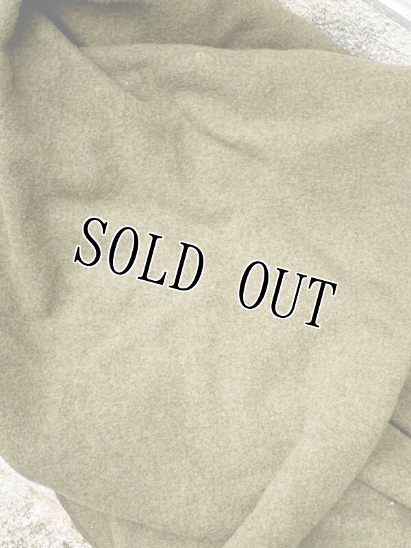 画像2: 米軍実物 ブランケット ベッドウール オリーブグリーン OD (2)