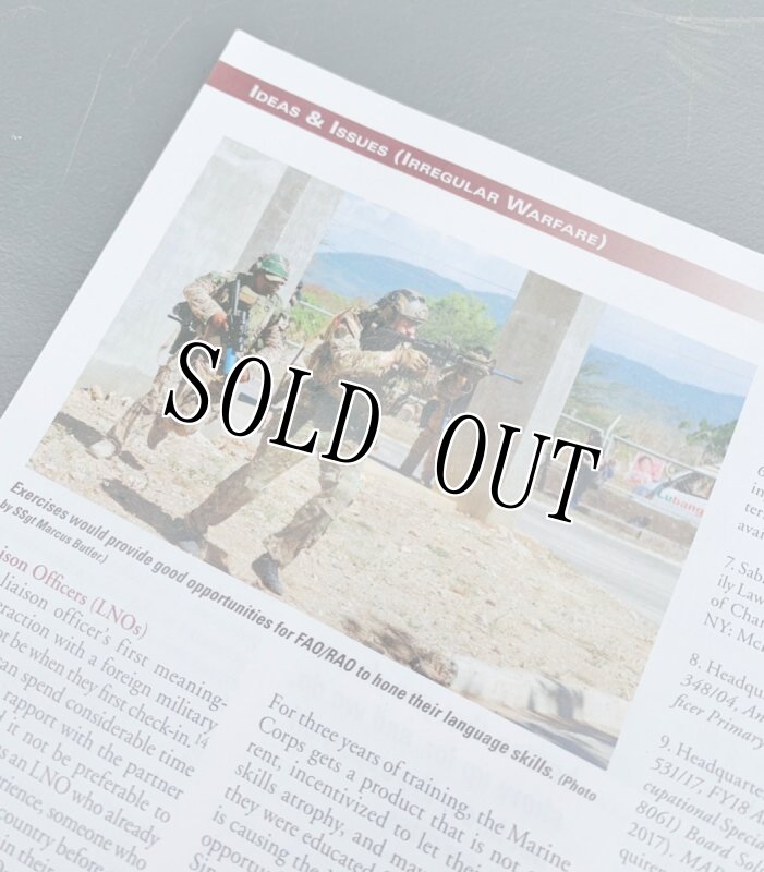 画像11: 米軍放出品 MARINES CORPS GAZETTE   (11)