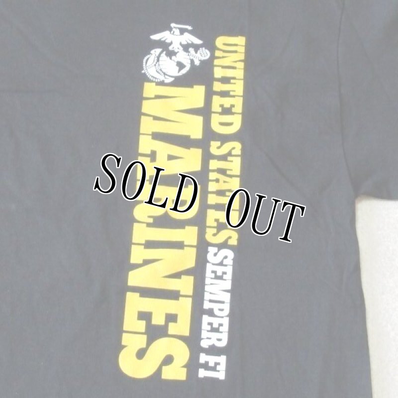画像2: 米軍放出品 USMC SEMPER FI  ロゴプリントTシャツ XL (2)