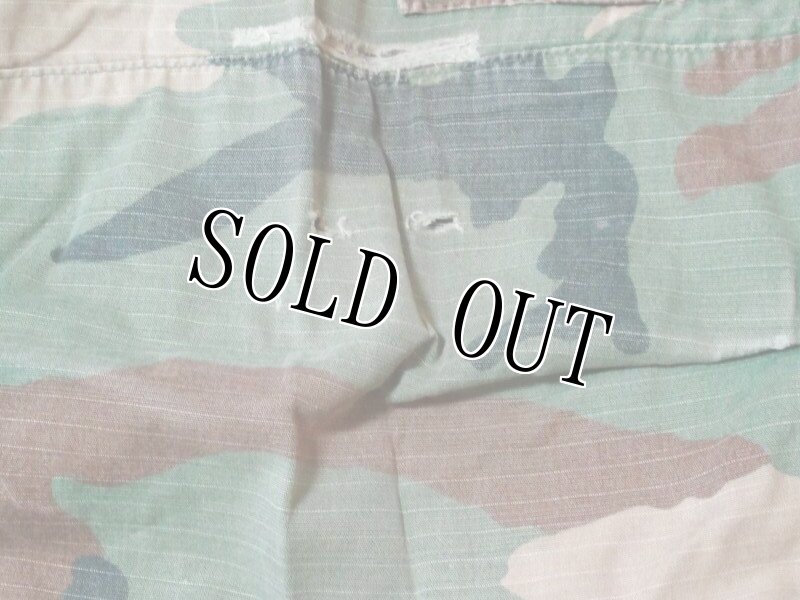 画像2: 米軍実物,ウッドランドカモ 迷彩パンツ MEDIUM-LONG (2)