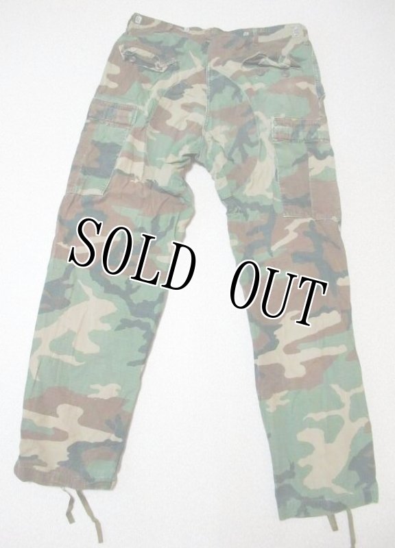 画像4: 米軍実物,ウッドランドカモ 迷彩パンツ MEDIUM-LONG (4)