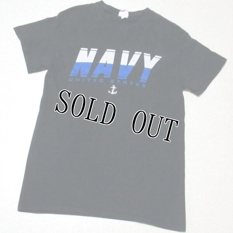画像2: 米軍放出品 US NAVY プリントTシャツ SMALL (2)