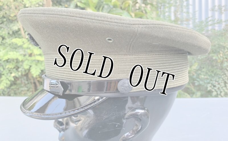 画像4: 米軍実物 US MARINE 将校 サービス ドレス キャップ  7 3/8 (4)