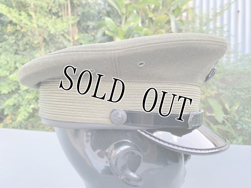 画像7: 米軍実物 US MARINE 将校 サービス ドレス キャップ  7 3/8 (7)