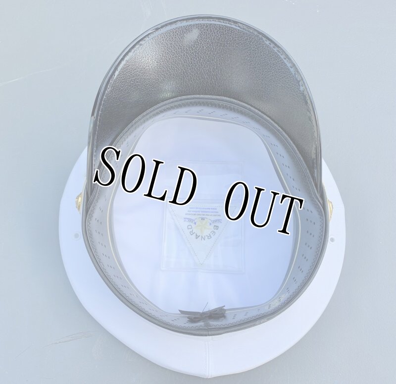 画像8: 米軍実物 US MARINE 将校 ドレス キャップ　 7 (8)