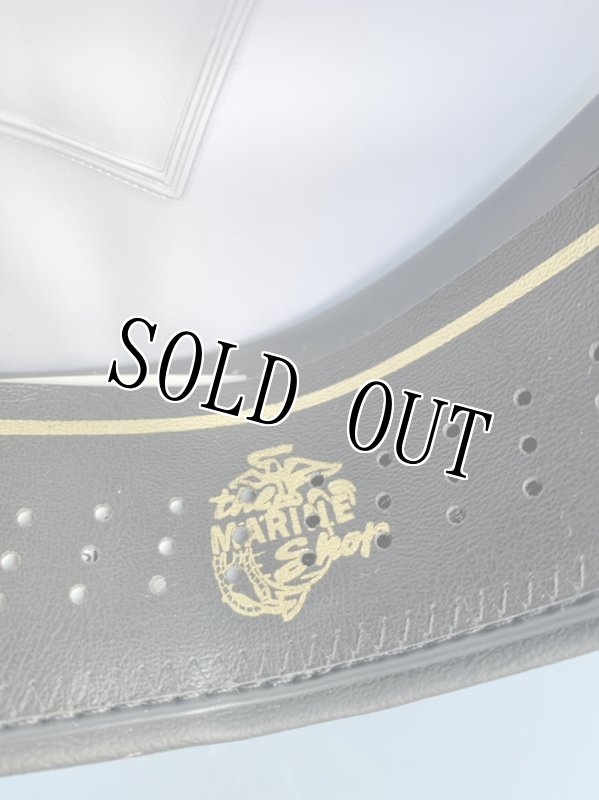 画像11: 米軍実物 US MARINE 将校 ドレス キャップ　 7 (11)