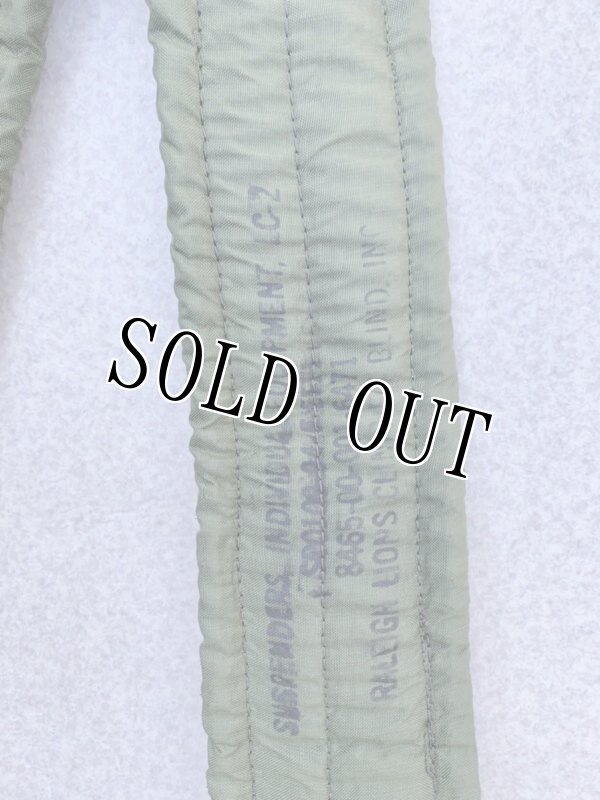 画像8: 米軍実物 LC-2 ナイロン Y型サスペンダー (8)