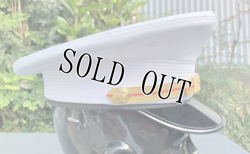 画像2: 米軍実物 US MARINE 将校 ドレス キャップ　 7 (2)