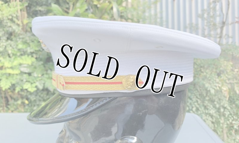 画像4: 米軍実物 US MARINE 将校 ドレス キャップ　 7 (4)