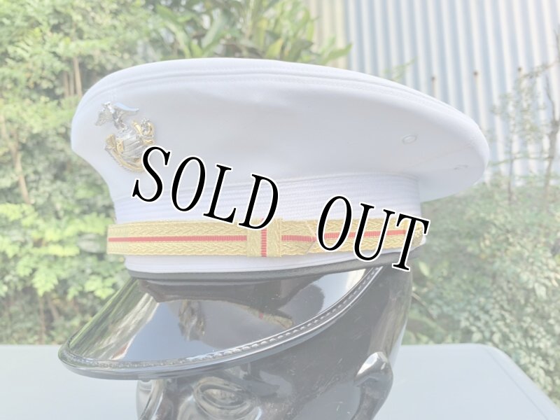 画像5: 米軍実物 US MARINE 将校 ドレス キャップ　 7 (5)