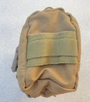 画像5: 米軍放出品 Snugpak ウエストバッグ/ポーチ　コヨーテ　 (5)