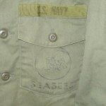 画像2: 米軍実物,US NAVY　SEABEES　ユーティリティシャツ (2)