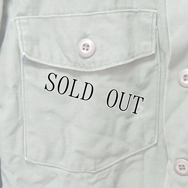 画像2: 米軍実物,USMC　ステンシル　ユーティリティシャツ (2)