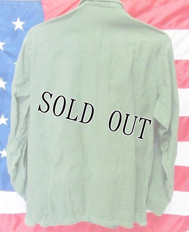 画像4: 米軍実物,USMC　ステンシル　ユーティリティシャツ (4)