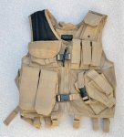 画像1: 米軍放出品 TAC FORCE タクティカルベスト    サバイバル ターゲットシューティング フロント (1)