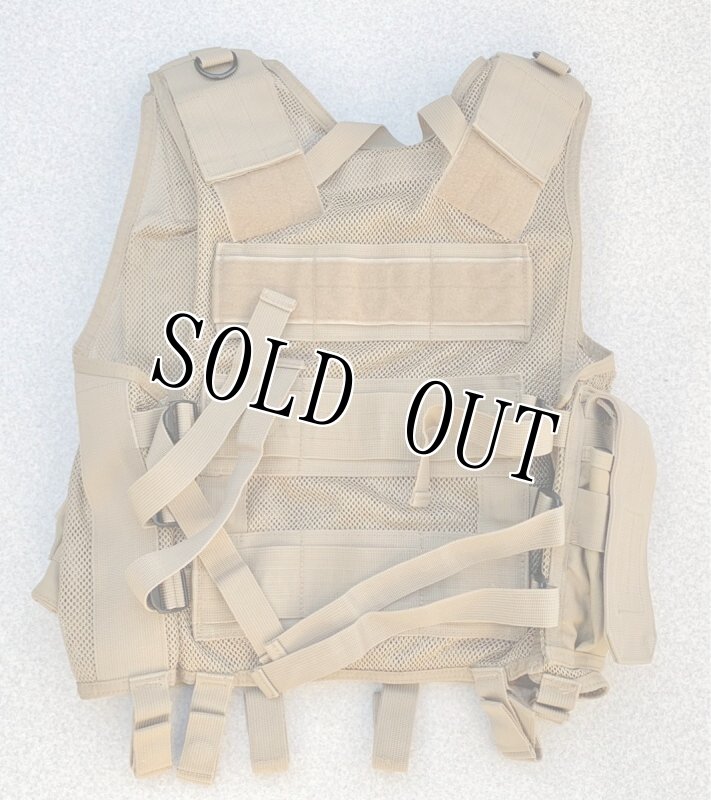 画像2: 米軍放出品 TAC FORCE タクティカルベスト    サバイバル ターゲットシューティング フロント (2)