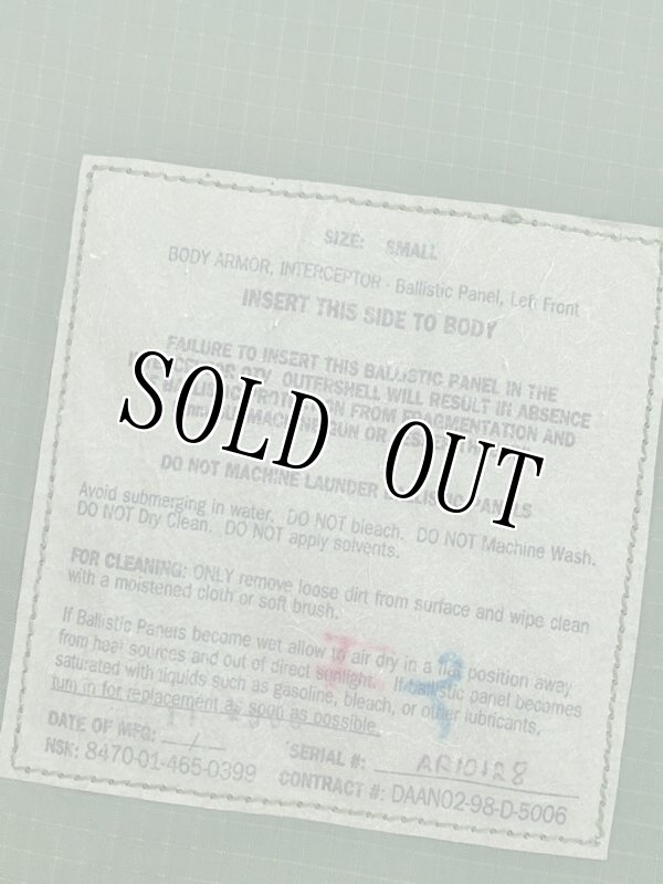 画像18: 海兵隊実物 OTVインターセプター ボディーアーマー S コヨーテ (18)