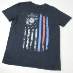 画像1: 米軍放出品 US MARINES　プリントTシャツ　 (1)