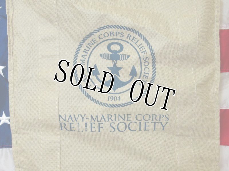 画像2: 米軍放出品 NAVY-MARINE CORPS エコバッグ (2)