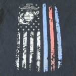 画像2: 米軍放出品 US MARINES　プリントTシャツ　 (2)