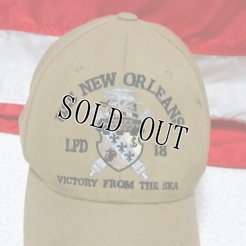 画像2: 米軍放出品 USS NEW ORLEANS LPD-18 CAP (2)