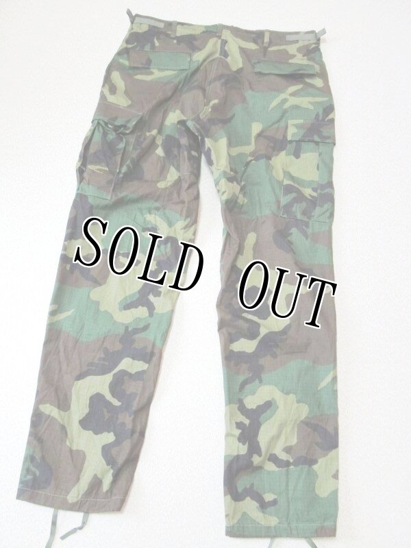 画像2: 米軍実物,ウッドランドカモ 迷彩パンツ LARGE-LONG (2)
