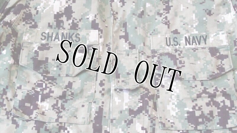 画像3: 米軍実物,US NAVY, AOR2 NUW 迷彩ジャケット TYPEIII 35 X-SHORT (3)