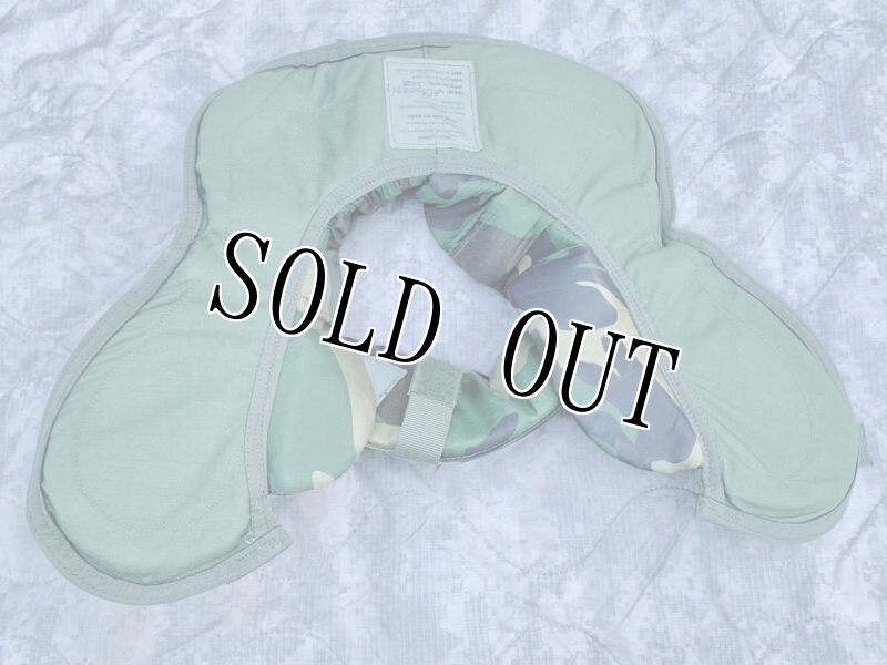 画像2: 米軍実物 インターセプター ボディーアーマーパーツ 襟/喉セット L (2)