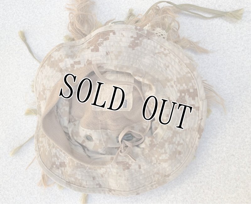 画像3: 米海兵隊実物 狙撃手 スナイパー    ギリーハット LARGE (3)