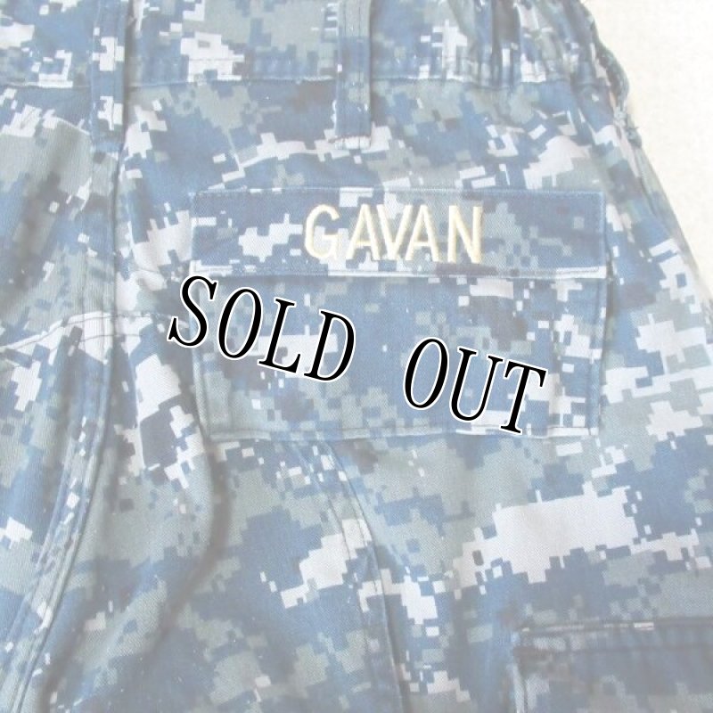 画像3: 米海軍実物 US NAVY, 迷彩パンツ  S-SHORT (3)