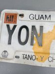 画像2: 米軍放出品 GUAM USA ISLAND TANO Y CHAMORRO ナンバープレート (2)