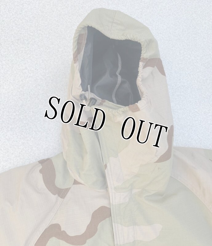 画像4: 米軍実物 科学防護服 デザート3C　 ケミカル ジャケト/パンツ SET　M-R (4)