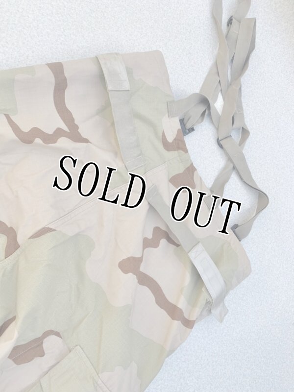 画像10: 米軍実物 科学防護服 デザート3C　 ケミカル ジャケト/パンツ SET　M-R (10)