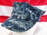 画像1: 米軍実物 　US NAVY CAP　7 1/8　CAP,WORKING,UTILITY,US NAVY (1)