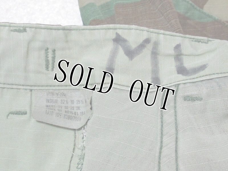 画像4: 米軍実物,ウッドランドカモ 迷彩パンツ M-LONG カスタム用に (4)